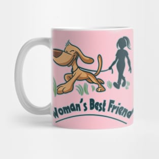 Woman’s Best Friend. When You Love Your Pet. Humans And Animals Graphic. Mug